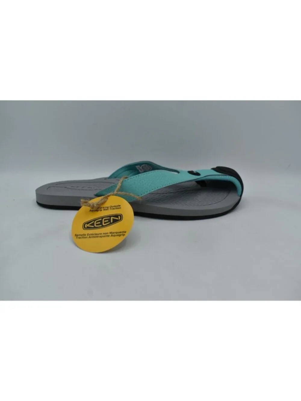 Keen Womens Size 8 Barbados TG Toe Guard Aqua Teal Flip Flops‎ Sandals Shoes